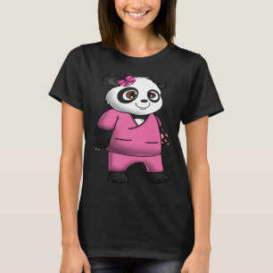 Camiseta Panda Bear Scrub Suas Meninas Adoram Incrível