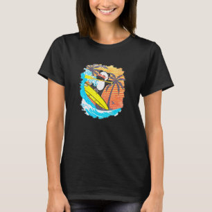 Camiseta Panda Bear Surfing Surfboard Sup Levanta-Se remand