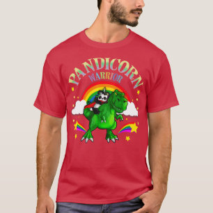 Camiseta Panda Bear T Rex Dinossauro do Guerreiro Pandicori