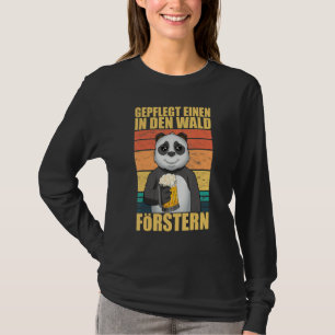 Camiseta Panda Bem Cuidado Um Nos Florestais Da Floresta Sa