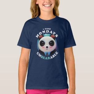Camiseta Panda Bonita Encontra Montes Insuportáveis   Citaç