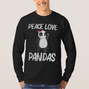 Camiseta Panda Bonita Para Homens Floresta Gigante Vermelha