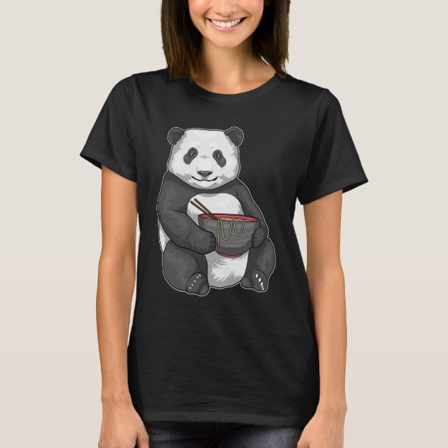 Camiseta Panda Bowl Ramen (Frente)