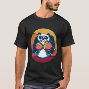 Camiseta Panda Boxe Boxeador Soco