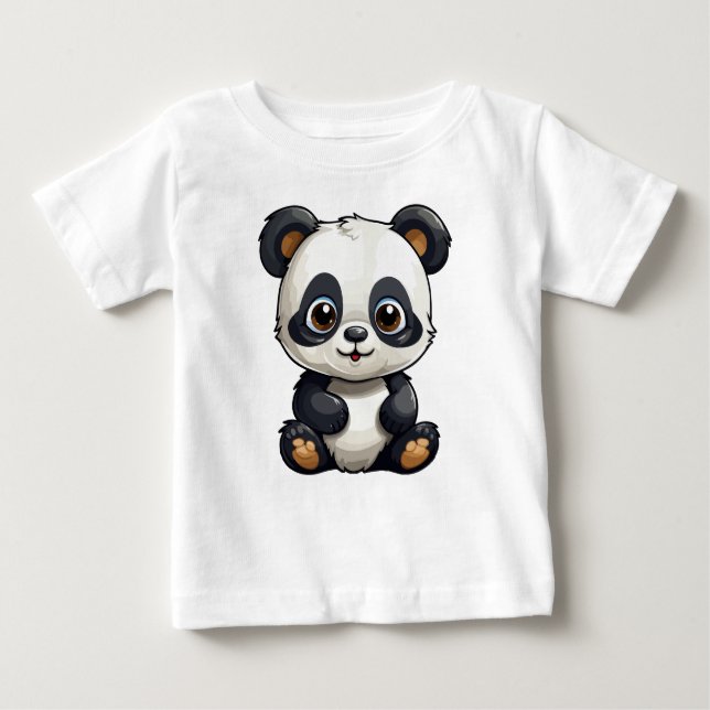 Camiseta Panda branca (Frente)