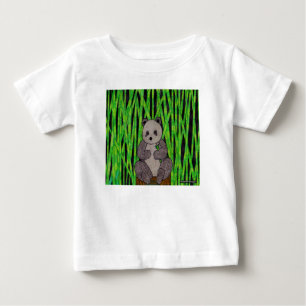 Camiseta Panda (branca) - Camisa-bebê
