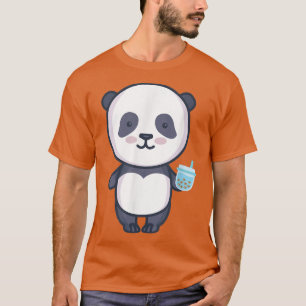 Camiseta Panda Bubble Boba Tea Kawaii Cute Anime Otaku Japa