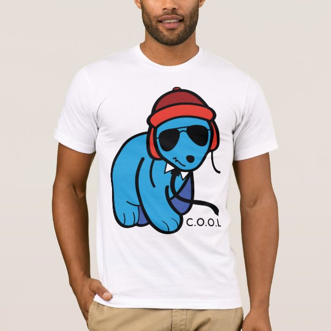Camiseta panda, C.O.O.L (Frente)