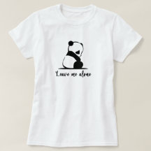 Camiseta Panda Camiseta Gigante Panda Triste Camis