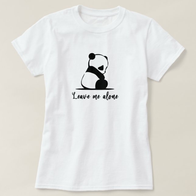 Camiseta Panda Camiseta Gigante Panda Triste Camis (Frente do Design)