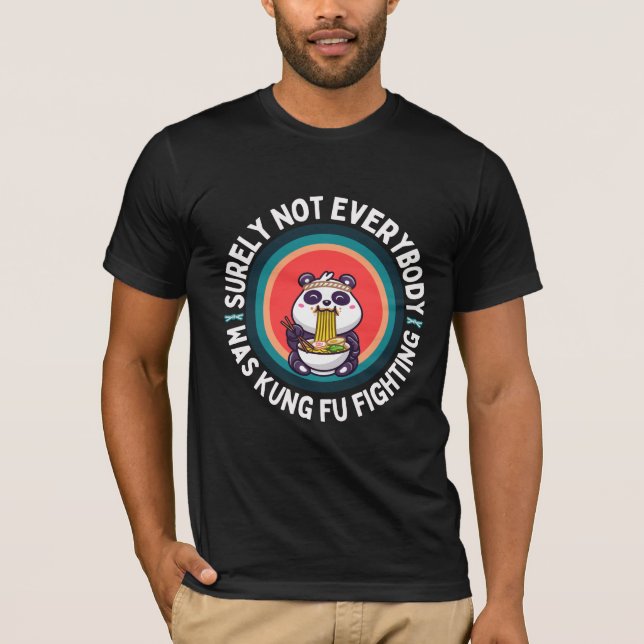 Camiseta Panda Certamente Nem Todos Estavam Lutando Contra  (Frente)