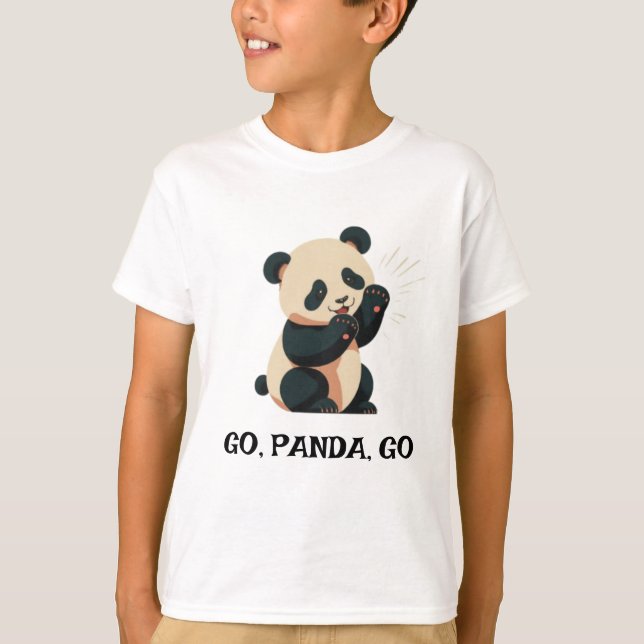 CAMISETA PANDA CHEEERING (Frente)