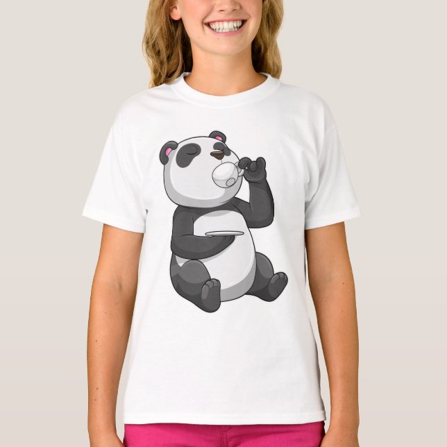 Camiseta Panda com a Taça Tea (Frente)