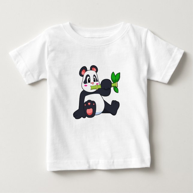 Camiseta Panda com Bamboo (Frente)