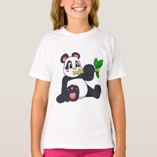 Camiseta Panda com Bamboo