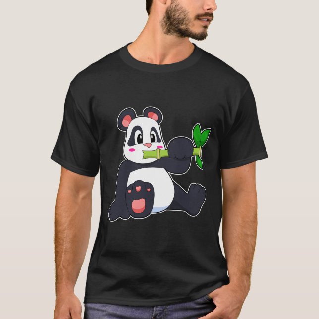 Camiseta Panda com Bamboo (Frente)