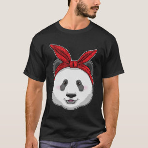 Camiseta Panda com Bandana