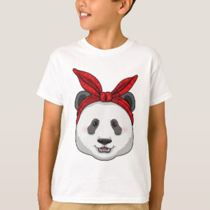 Camiseta Panda com Bandana