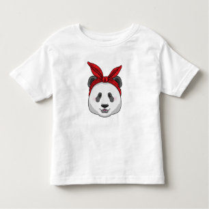 Camiseta Panda com Bandana