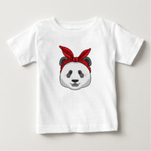 Camiseta Panda com Bandana