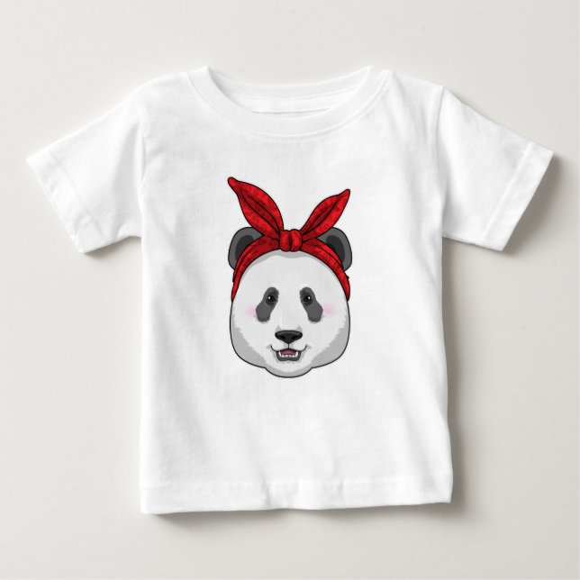 Camiseta Panda com Bandana (Frente)