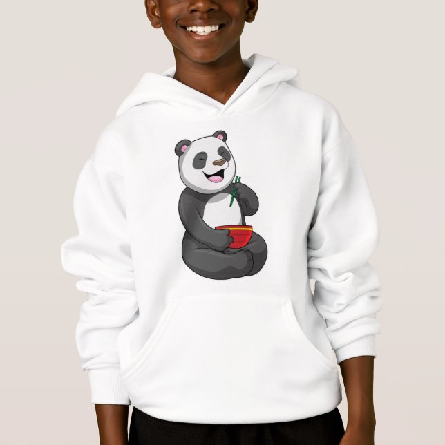 Camiseta Panda com Bowl Ramen (Frente)