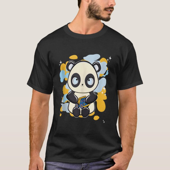 Camiseta Panda Com Brinquedo (Frente)
