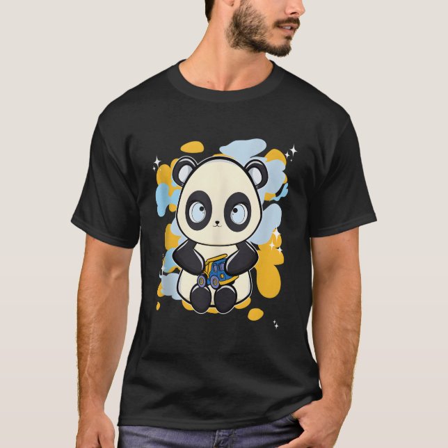 Camiseta Panda com Brinquedo (Frente)