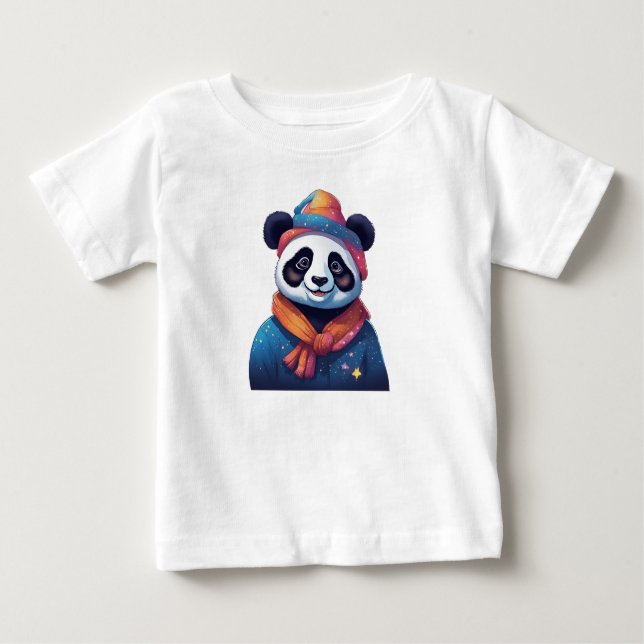 Camiseta Panda com chapéu (Frente)