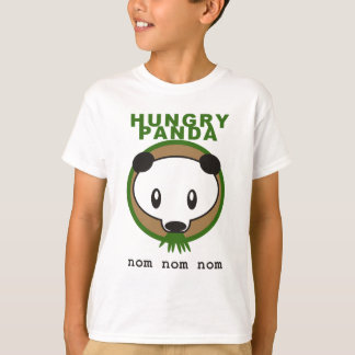 Camiseta panda com fome