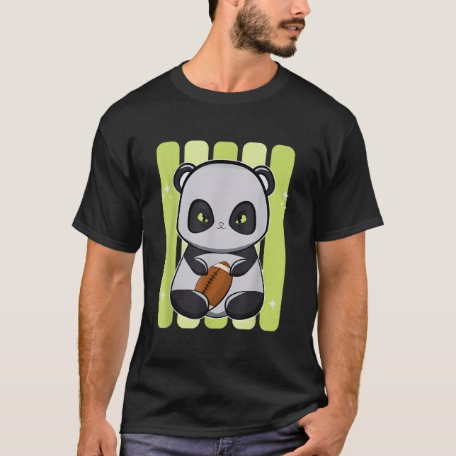 Camiseta Panda Com Futebol (Frente)