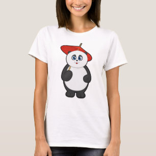 Camiseta Panda com guarda-chuva