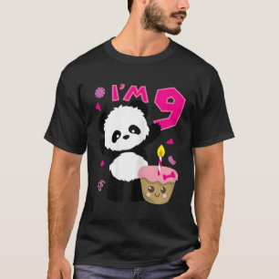 Camiseta Panda Com Kawaii Cake 9 Py