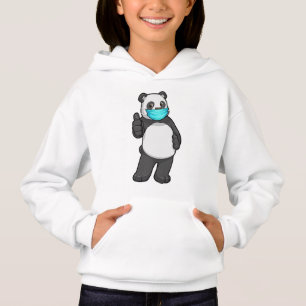 Camiseta Panda com máscara de rosto