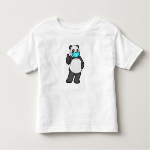 Camiseta Panda com máscara de rosto