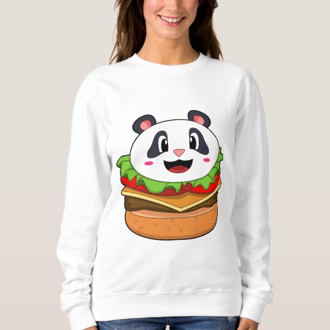 Camiseta Panda com o Burger (Frente)