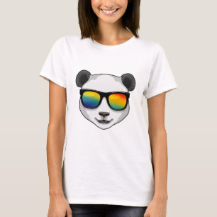 Camiseta Panda com óculos de sol