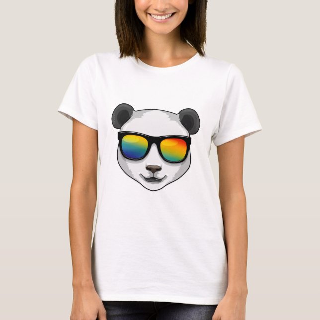 Camiseta Panda com óculos de sol (Frente)