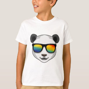 Camiseta Panda com óculos de sol