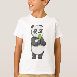 Camiseta Panda com picolé