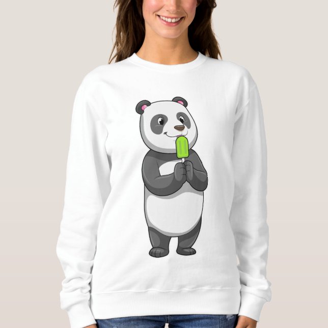 Camiseta Panda com picolé (Frente)