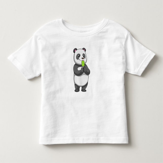 Camiseta Panda com picolé (Frente)
