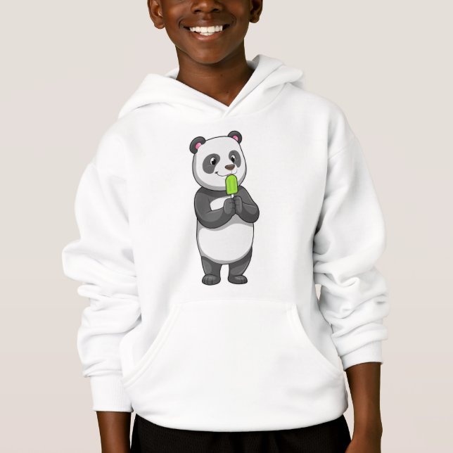 Camiseta Panda com picolé (Frente)