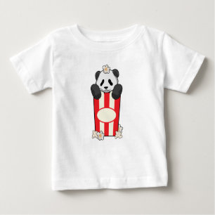 Camiseta Panda com pipoca