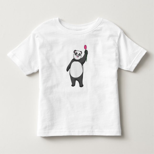 Camiseta Panda com Tulip (Frente)