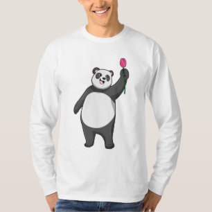 Camiseta Panda com Tulip