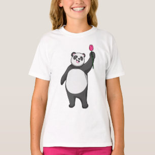 Camiseta Panda com Tulip