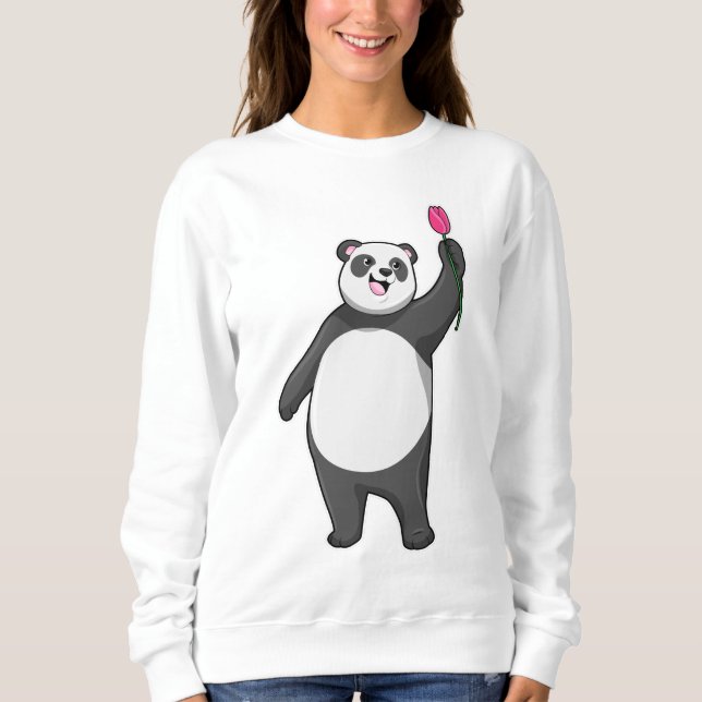 Camiseta Panda com Tulip (Frente)