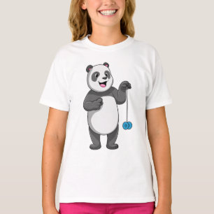 Camiseta Panda com Yo-yo