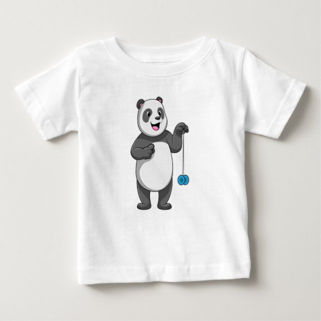 Camiseta Panda com Yo-yo (Frente)